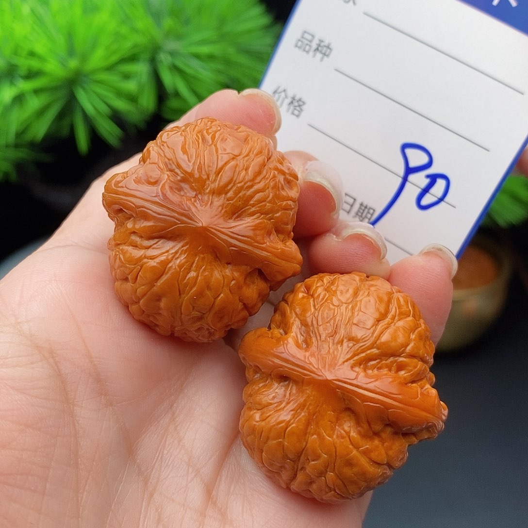 文玩核桃把件33乾隆磨哦90