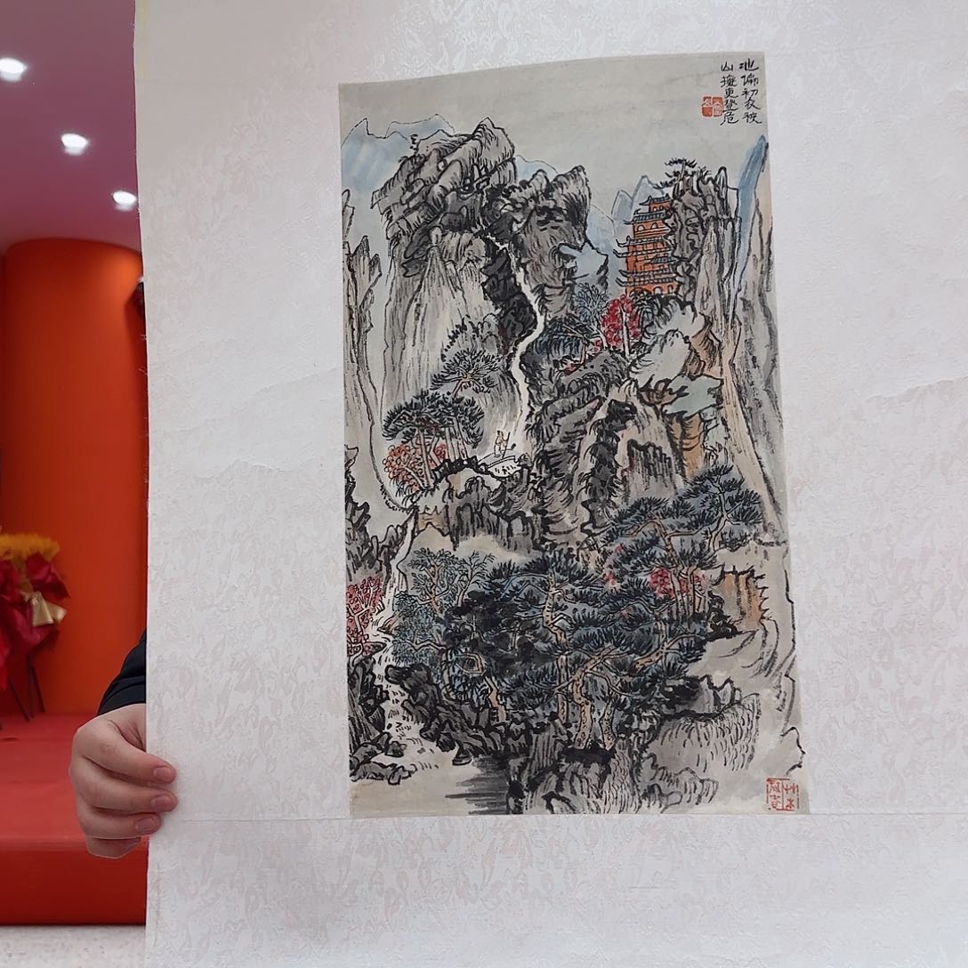 国画艺术家的作品