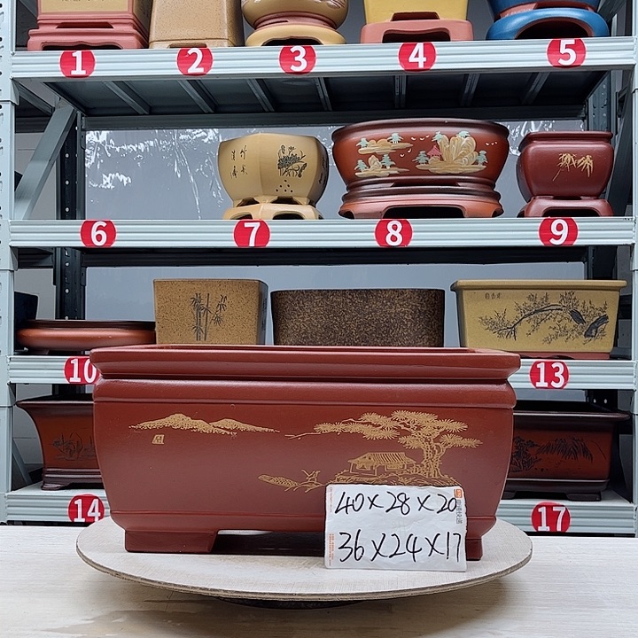 紫砂花盆紫砂花盆