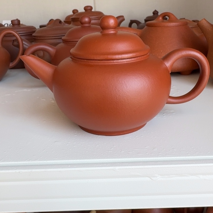 紫砂茶壶朱泥水平160cc