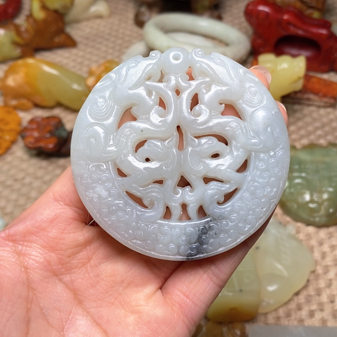 白玉菩提吊坠白玉菩提白玉菩提摆件