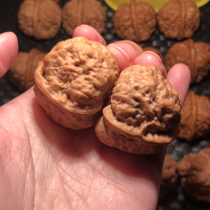 把件文玩核桃大蹬腿35