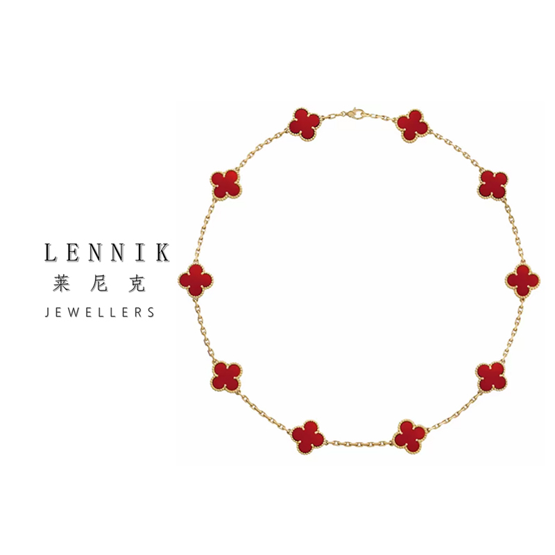  lennik-经典轻奢时尚百搭十花项链