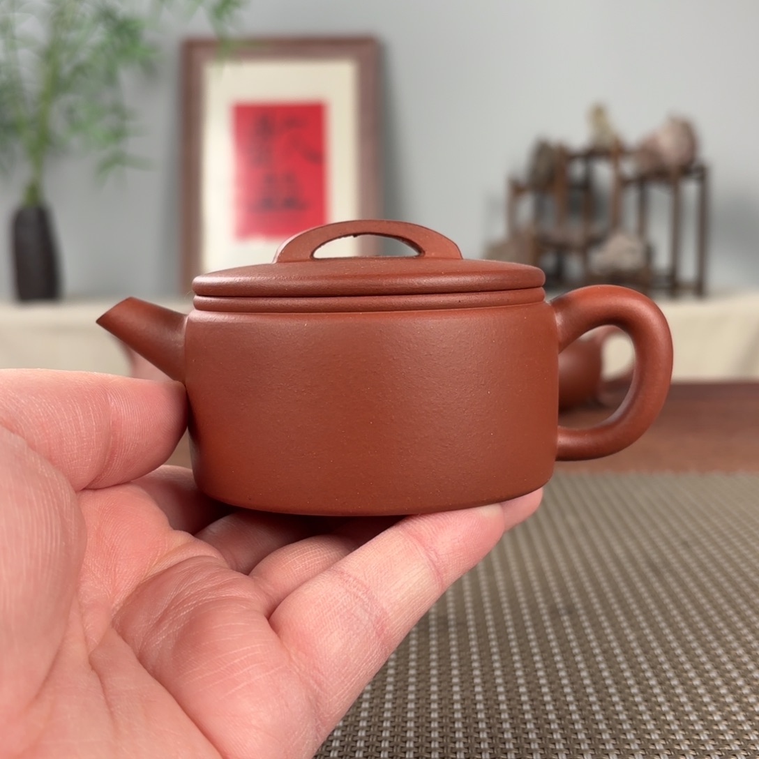 紫砂茶壶微瑕黄龙山原矿紫砂壶