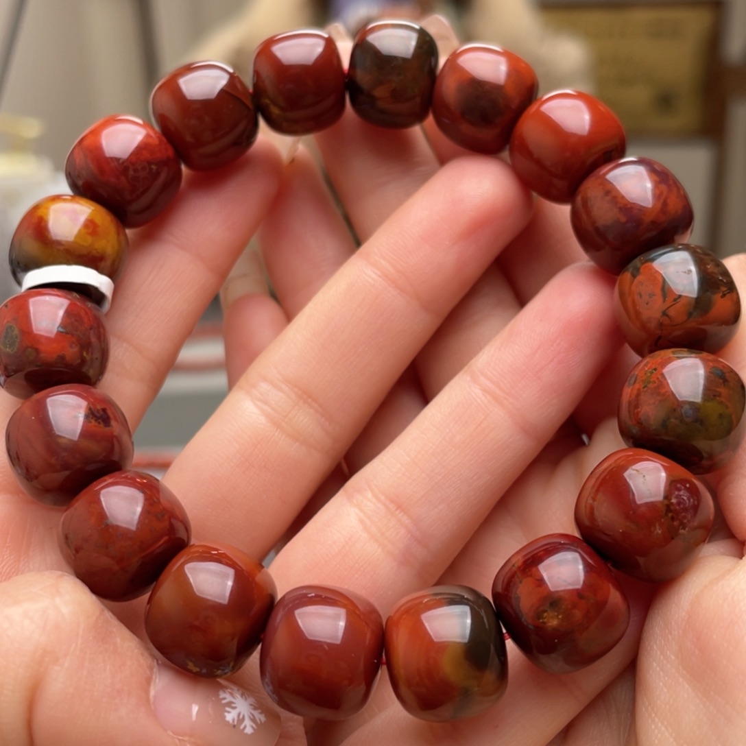 南红玛瑙手链未镶嵌