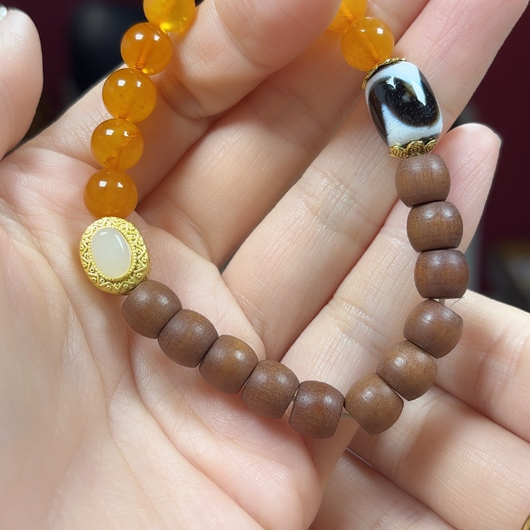 蜜蜡未镶嵌手链手串