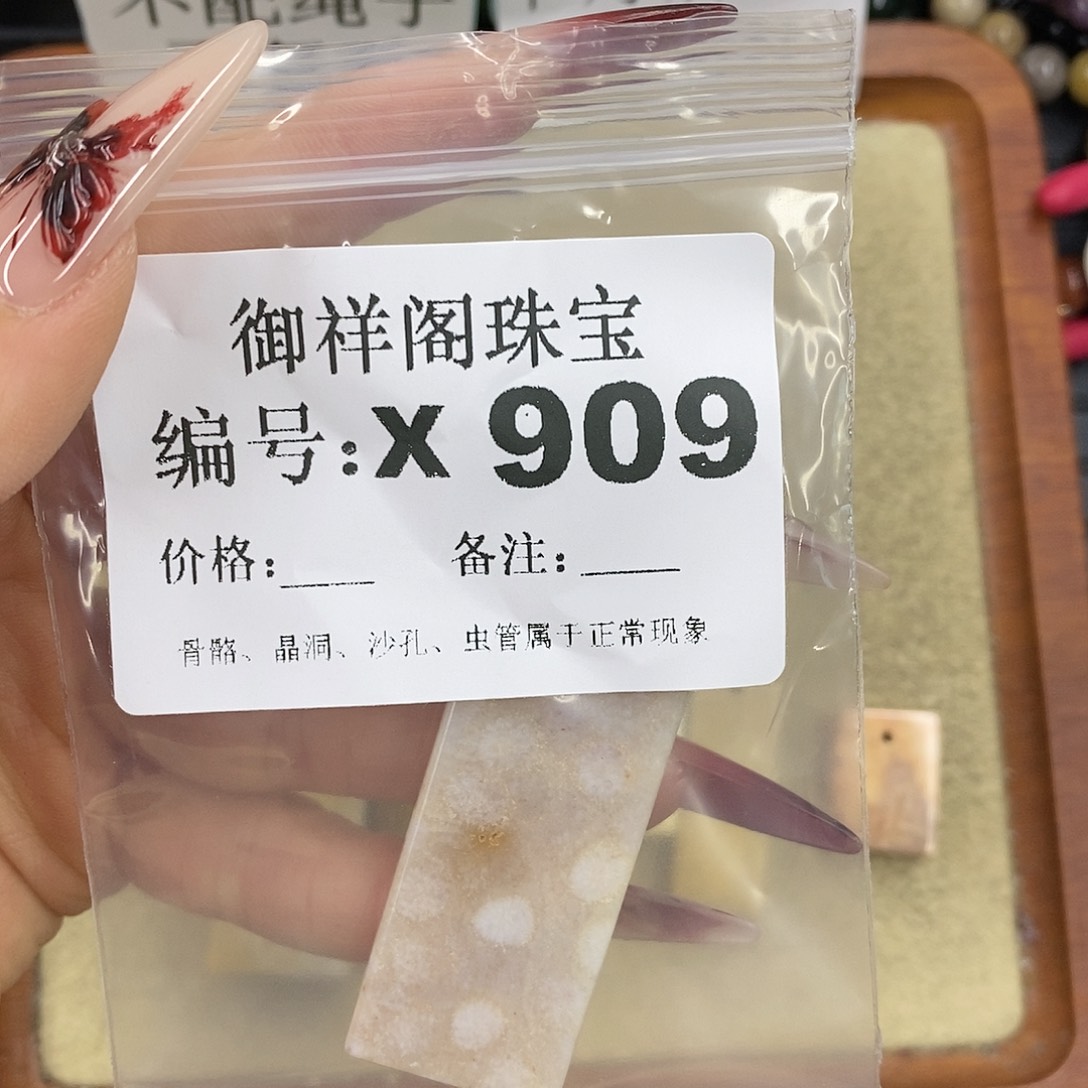 硅化珊瑚（珊瑚玉）颈饰未镶嵌冬*