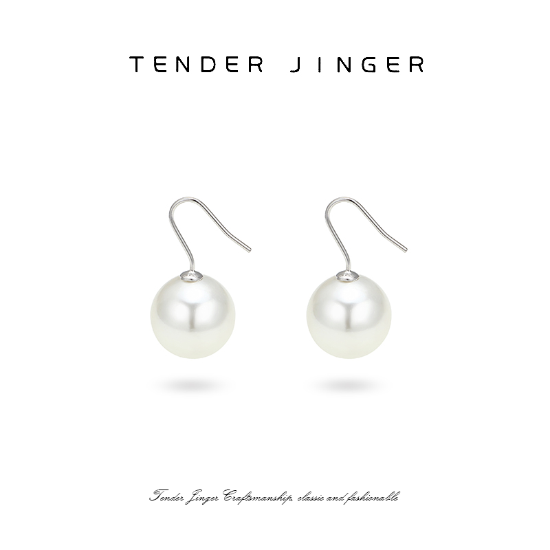 Tender Jinger 925银耳饰 25新款圆珠高跟鞋银耳饰