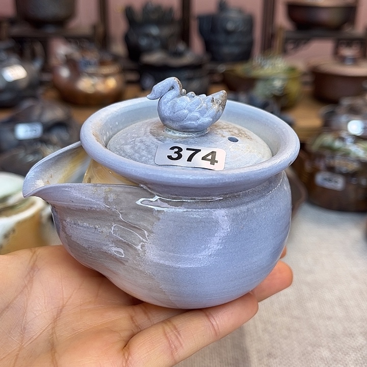 裸柴烧陶瓷手工茶器