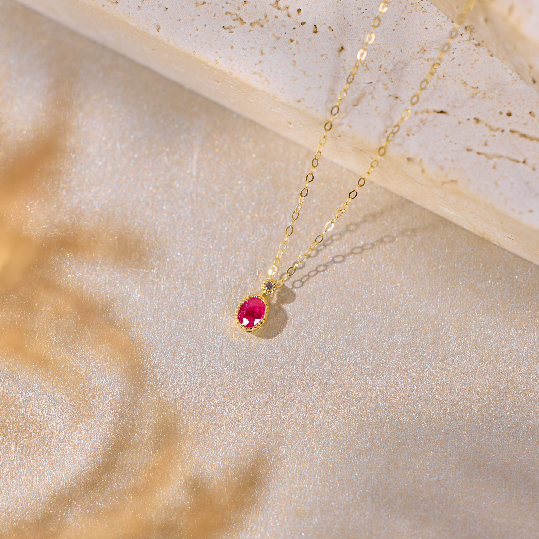 【歪歪】红宝石锁骨链*18K金镶嵌（多样性发一）XB-S7821