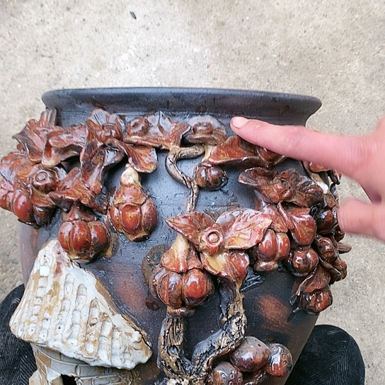 【闪购商品】紫砂花盆瑕疵25.30花盆