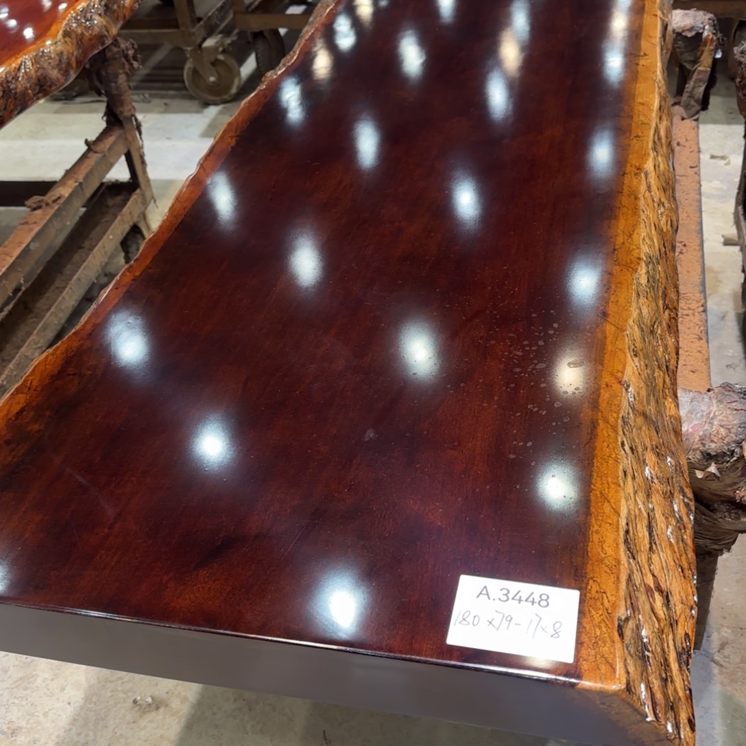 天***一金木（非红木类）实木大板带三脚架条凳运费到付尾款