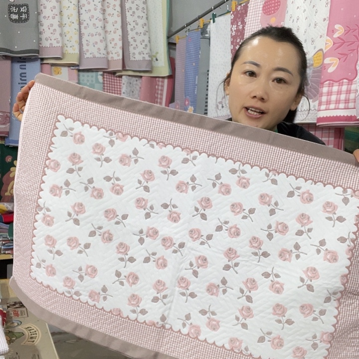 棉特价咖色玫瑰花