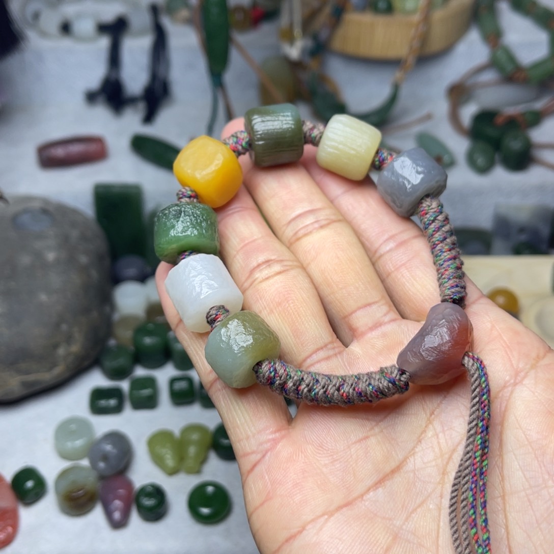 和田玉颈饰未镶嵌十*～