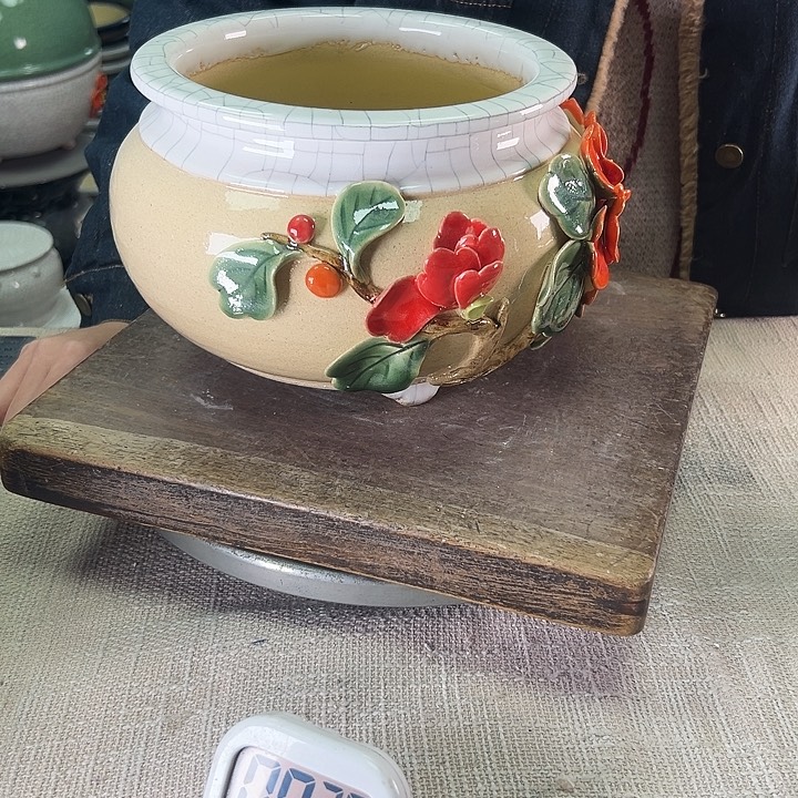 卢***者泳坤堂石湾花盆陶瓷