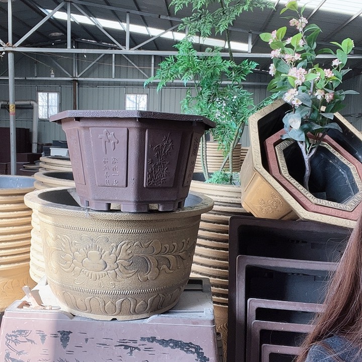 八角40十个有孔的紫砂色