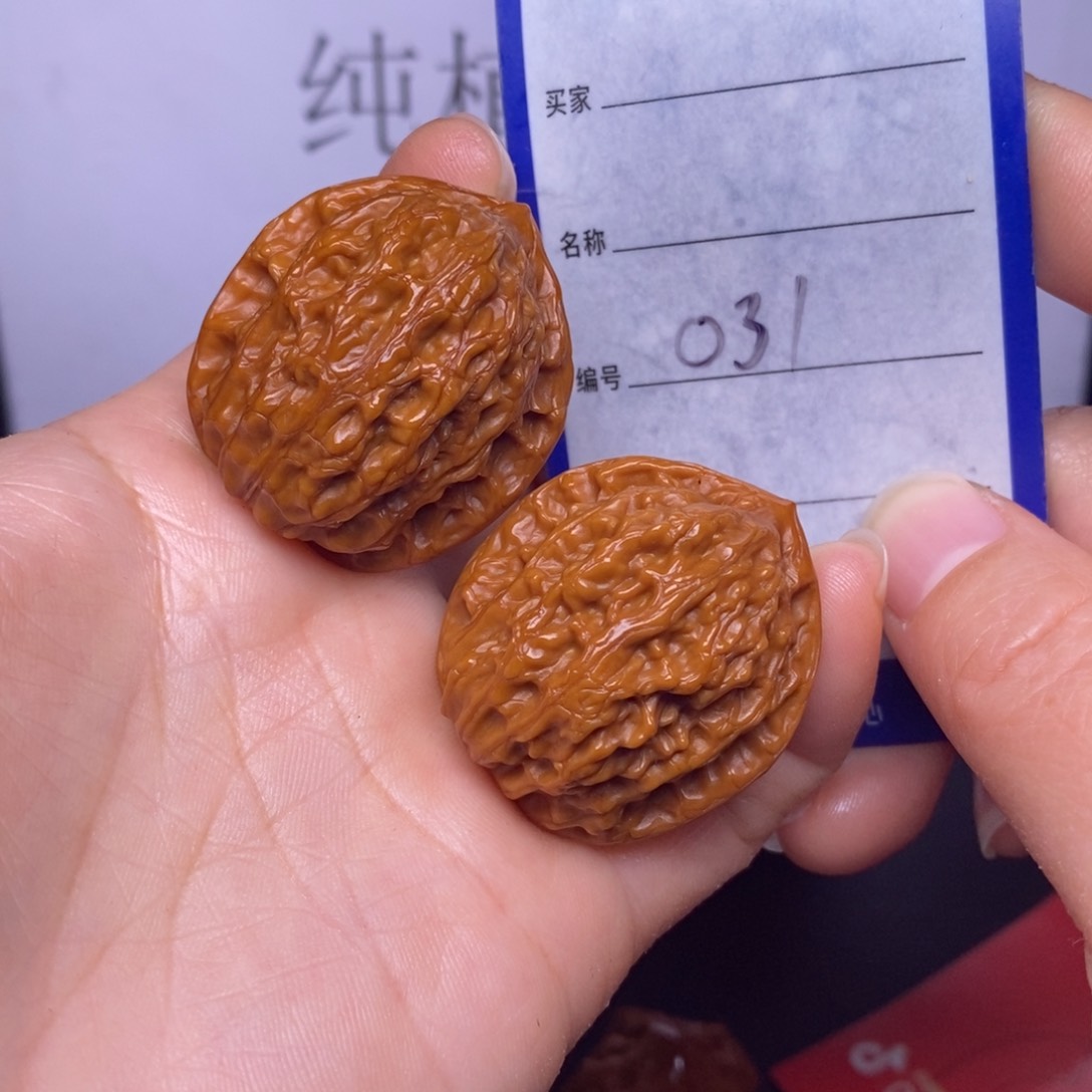 文玩核桃把件031/33.5公子帽