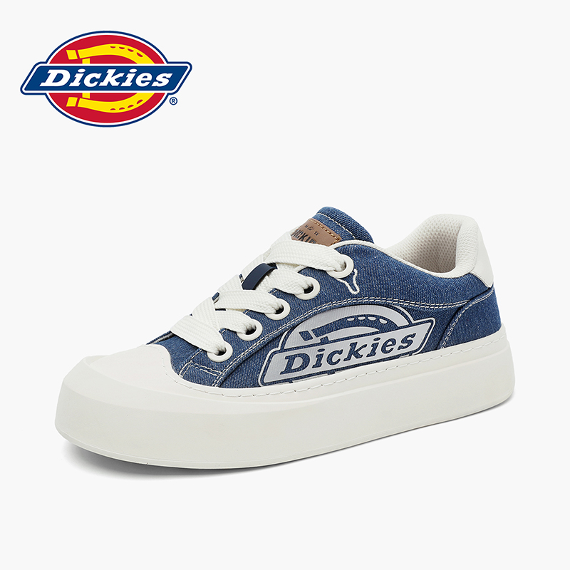 Dickies情侣小众百搭时尚休闲板鞋低帮秋季款舒适厚底休闲潮鞋款