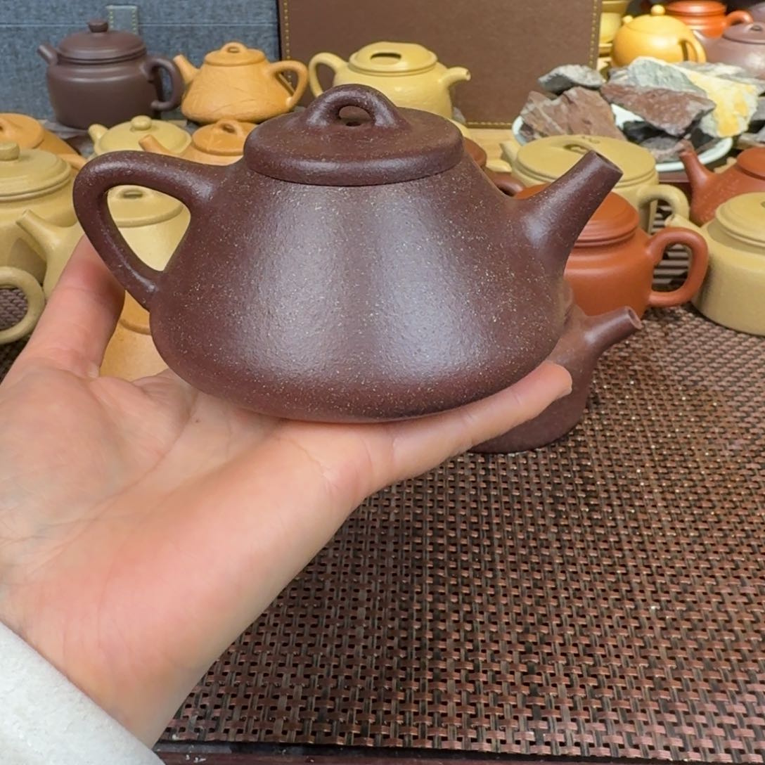 段泥茶壶220毫升预售桃花泥
