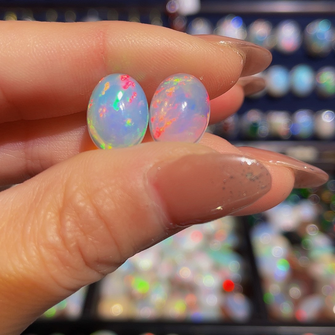 欧泊欧泊裸石定制银S925镶嵌唐***姐