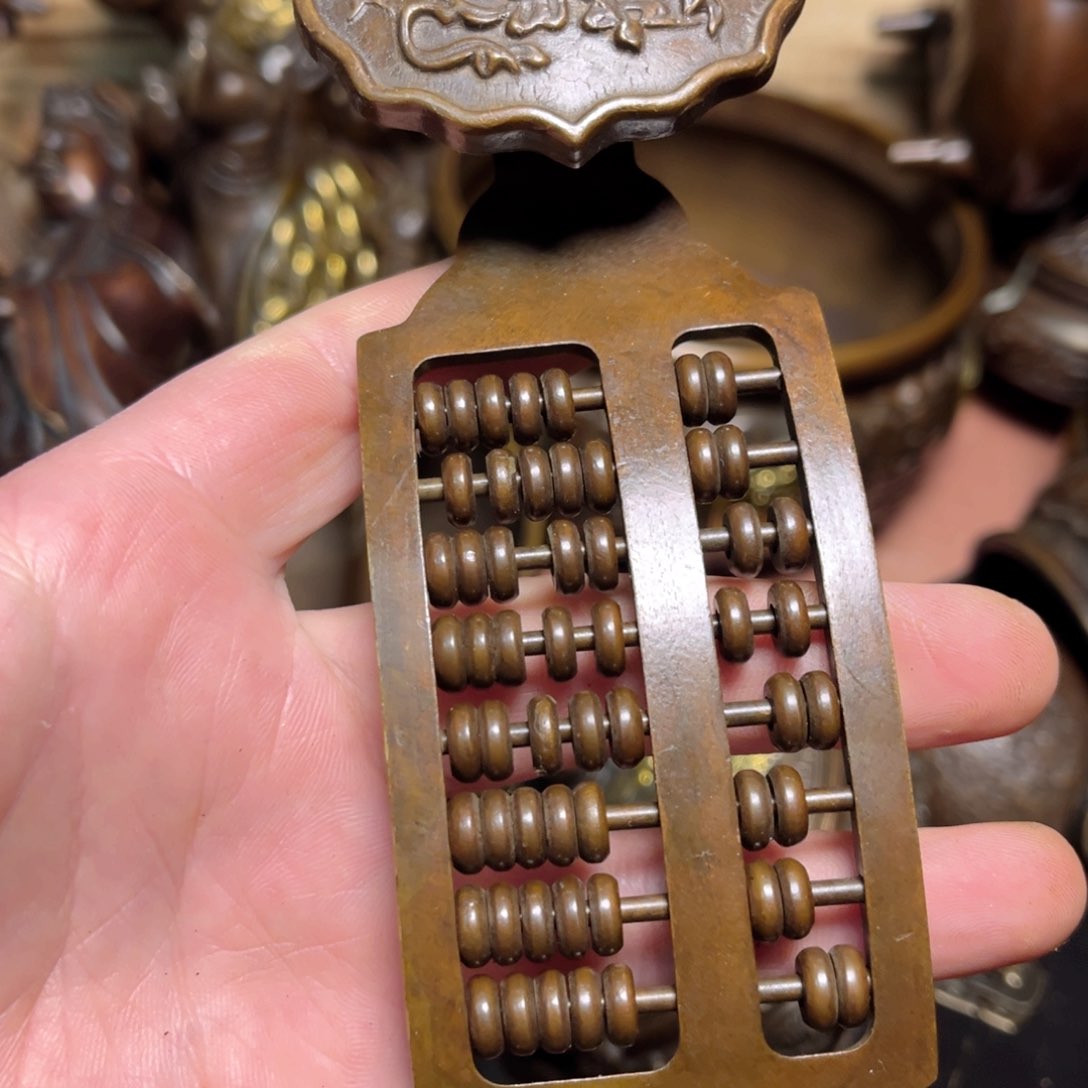 铜摆件手把件便宜漏