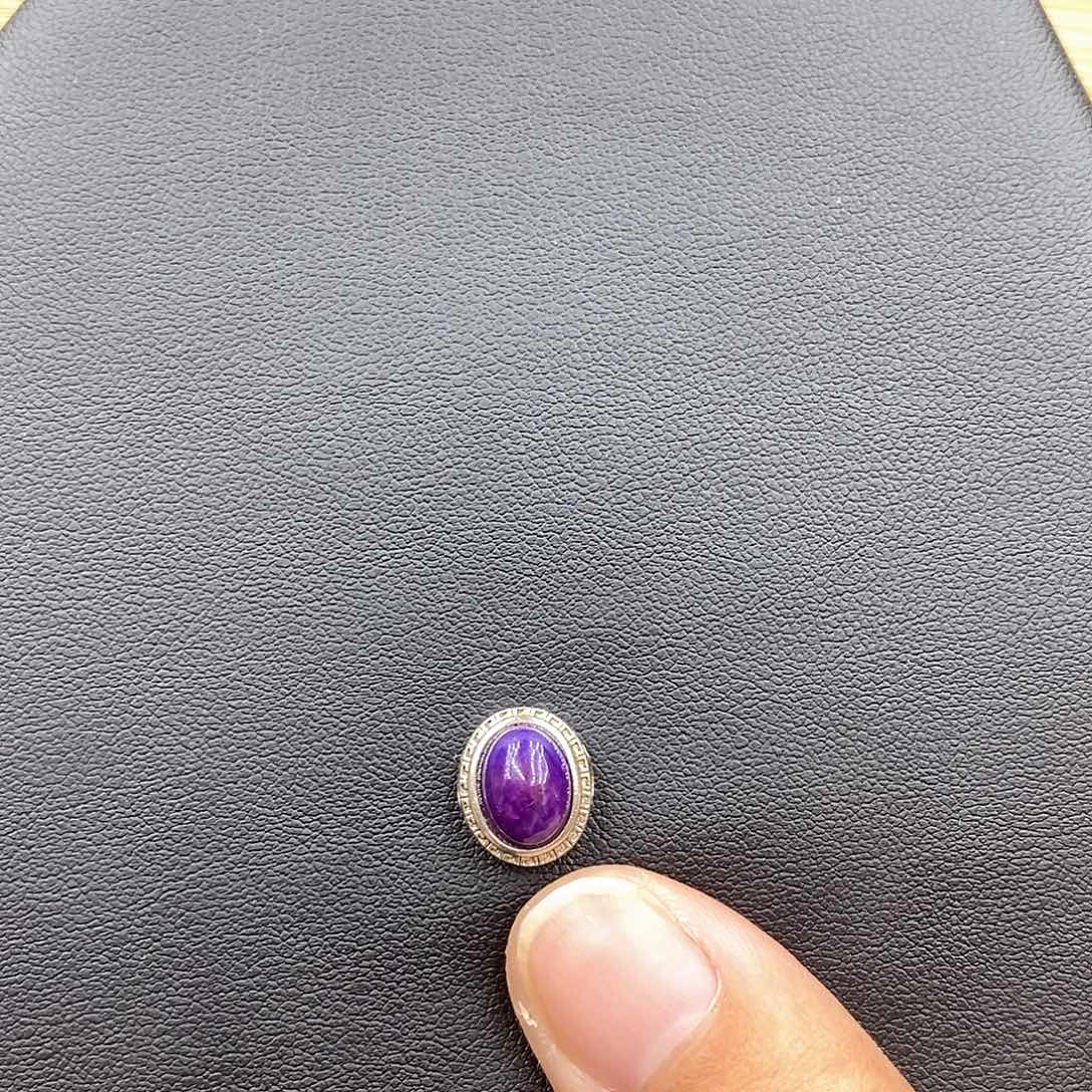 苏纪石（舒俱来）银S925镶嵌舒俱来皇家紫潘多拉