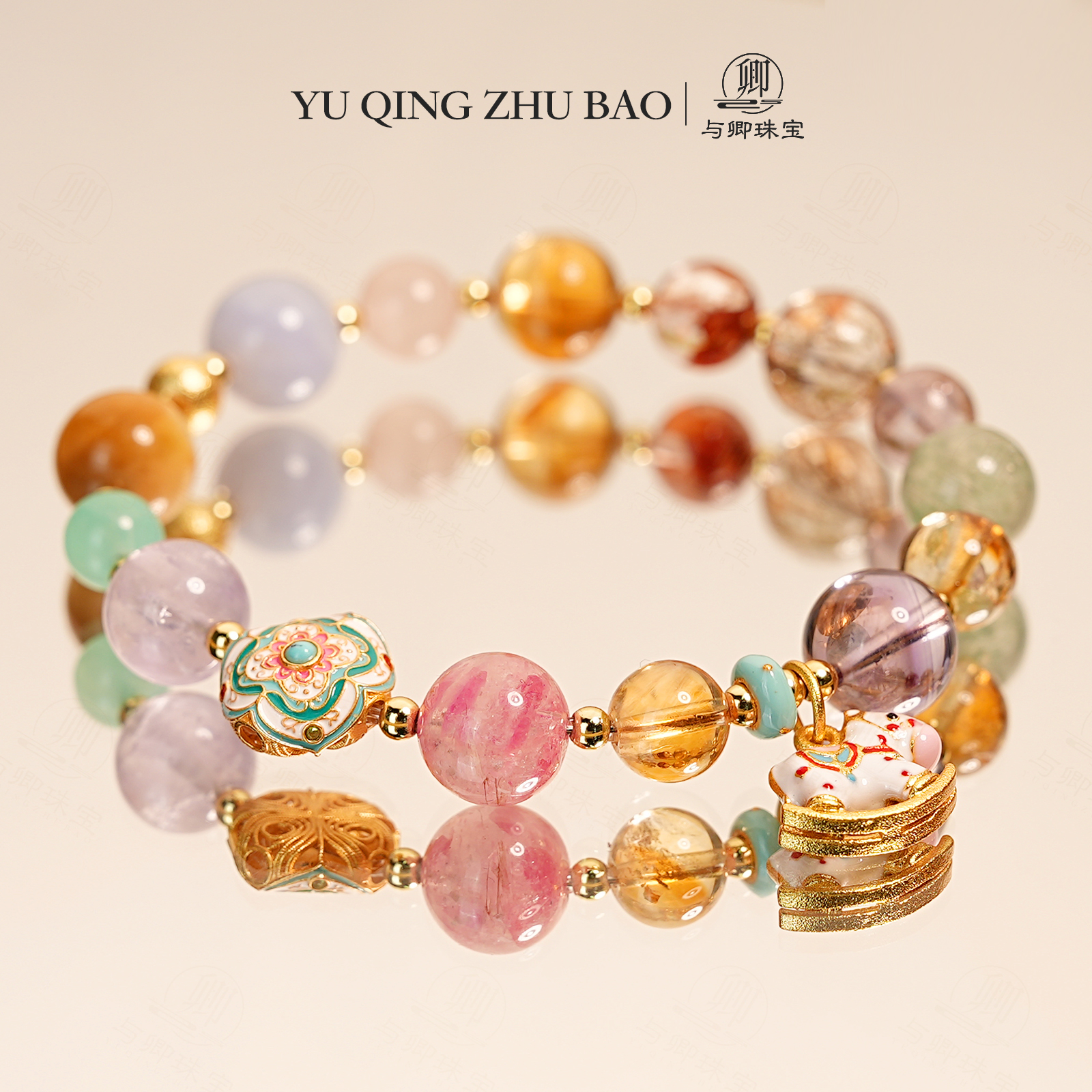 【小花马】与卿 紫塔晶10.5 黄塔8.3 绿草莓10 紫幽灵8 红胶花8.5