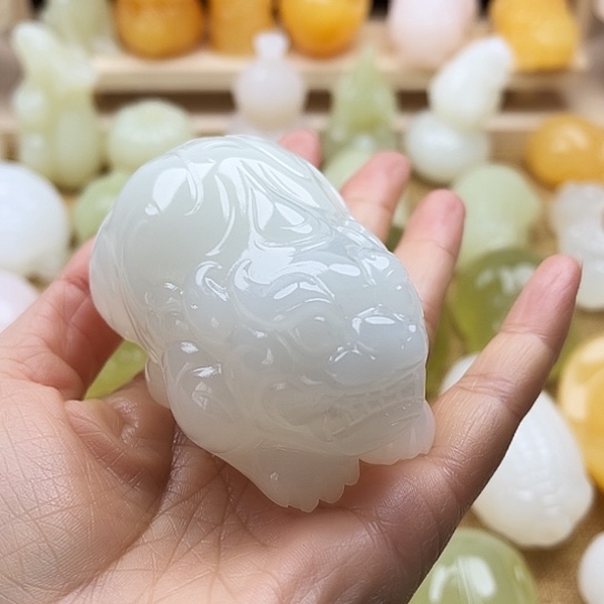 ****遥玉天然玉石手把件