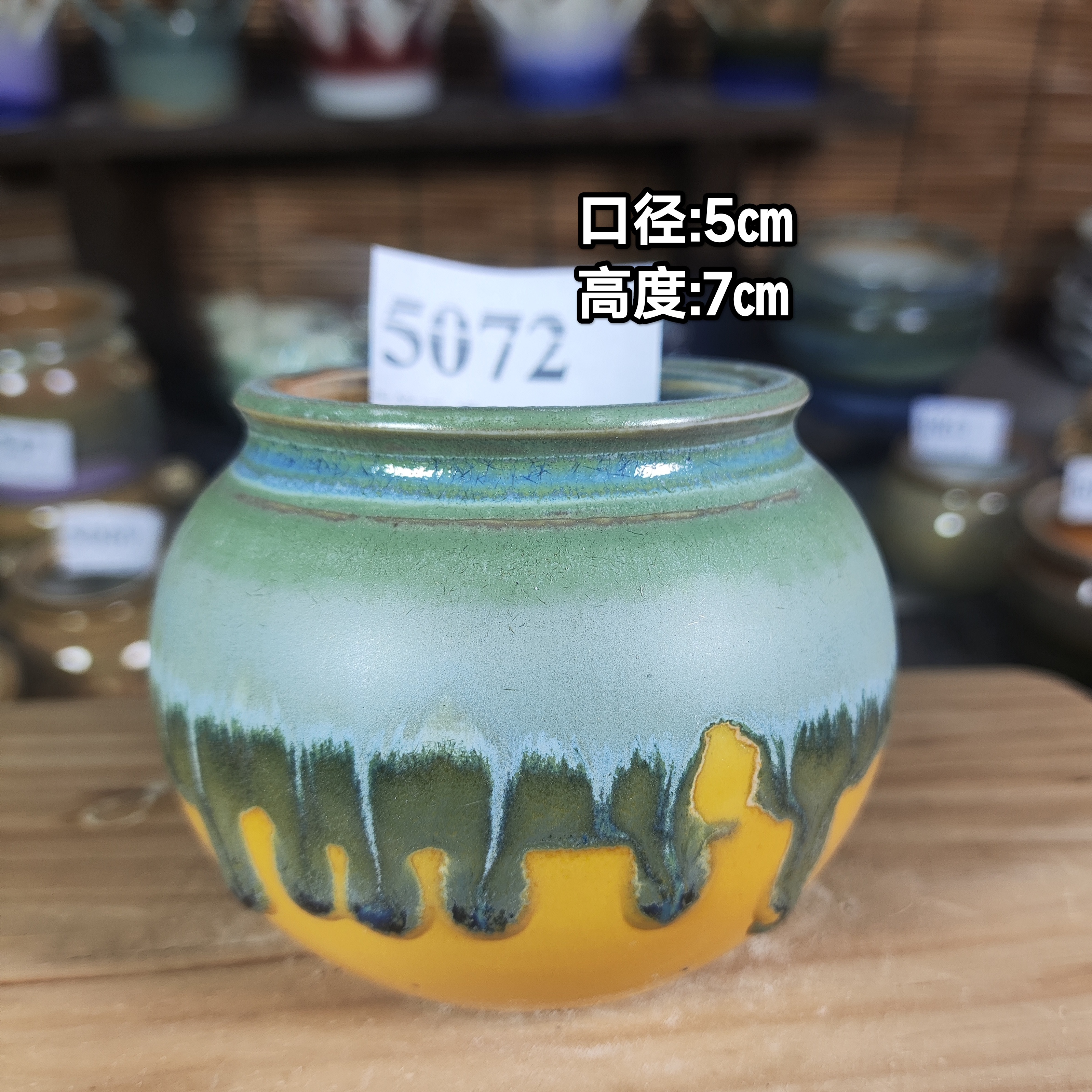 手工创意多肉花盆摆件迷你多肉花盆景德镇纯手工制做