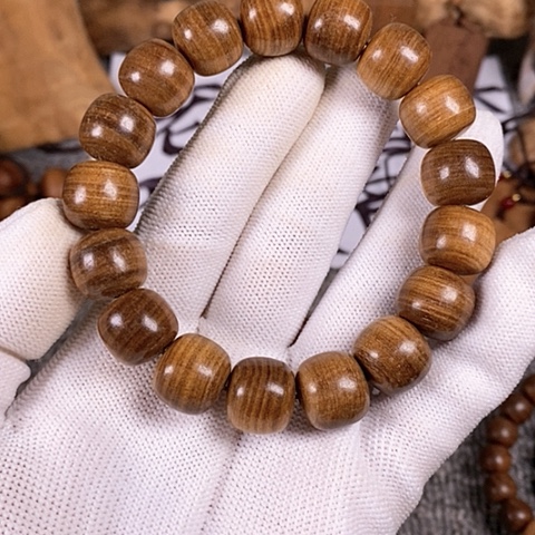 檀香木手串/手链春*老山檀香黑肉虎纹13/14沉水