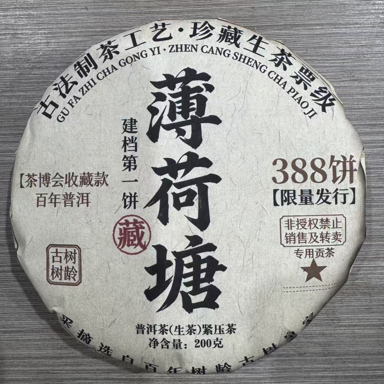薄荷塘 普洱生茶 饼茶