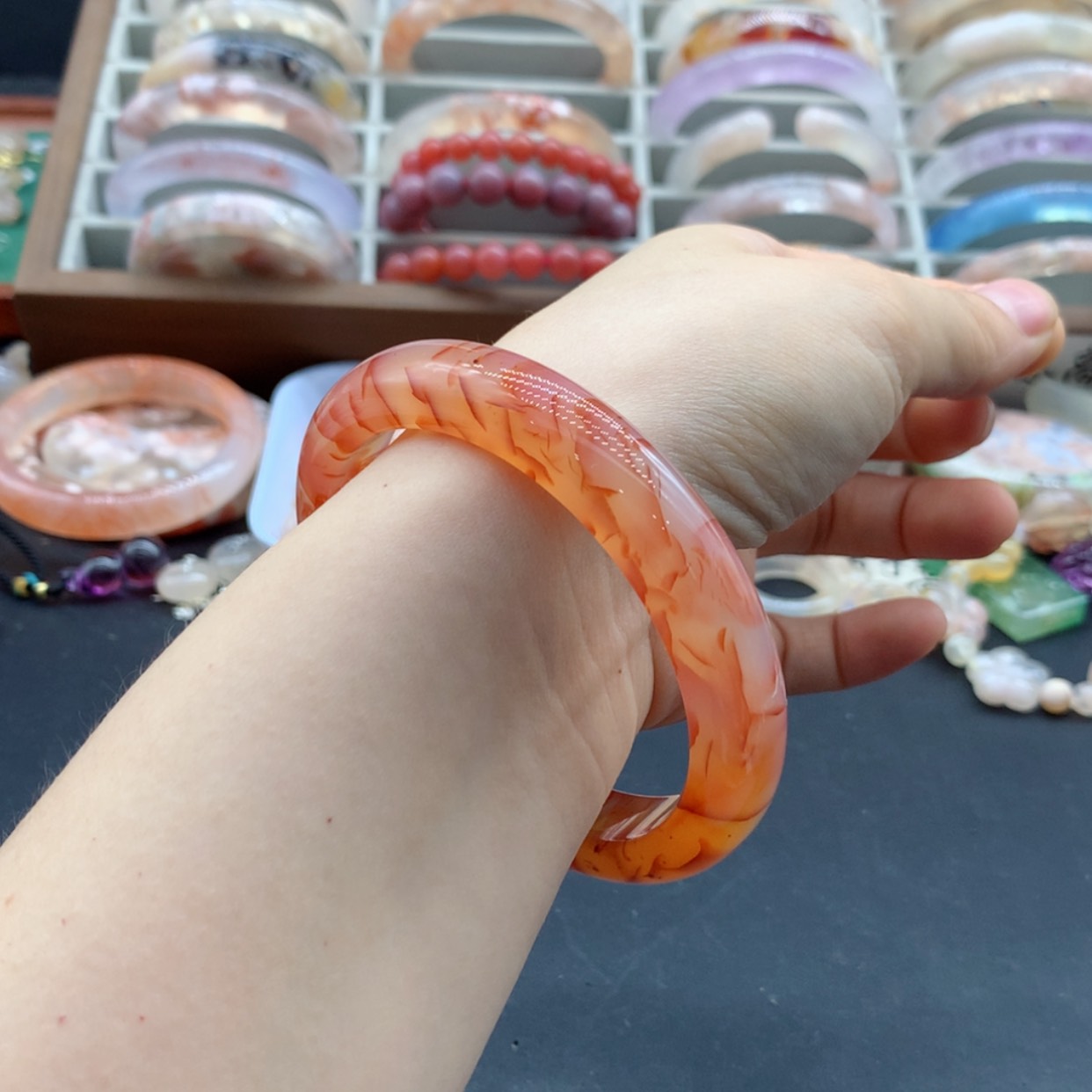 【闪购商品】玛瑙/玉髓戒指未镶嵌ɢ***ʟ