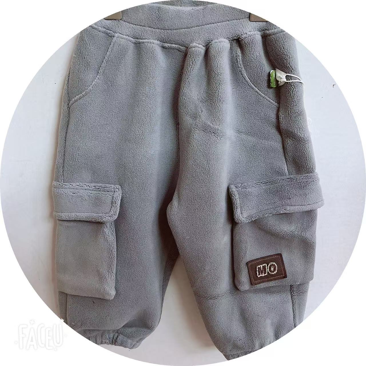 亮晨儿童奥利绒裤子