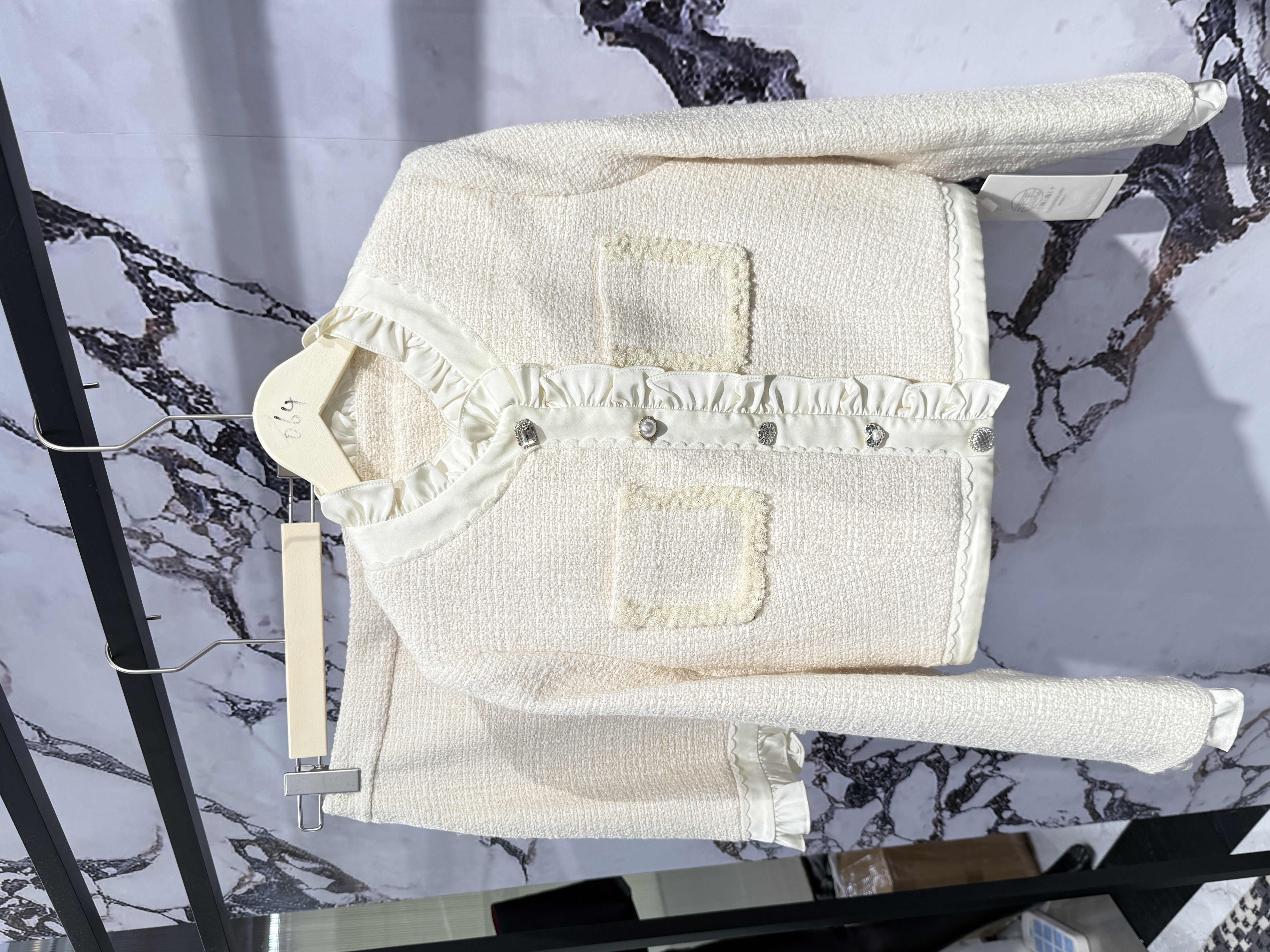 【李不了】宽松型圆领秋冬小香风套装1494