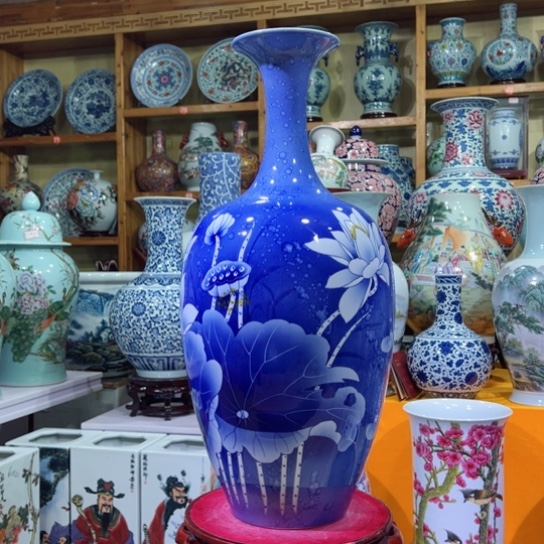 摆件景德镇陶瓷花瓶摆件