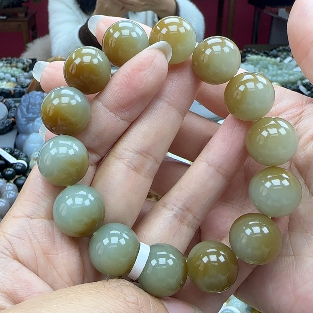 和田玉手链未镶嵌