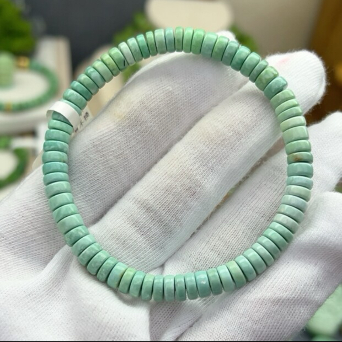 菜籽黄精品直切卡6手串