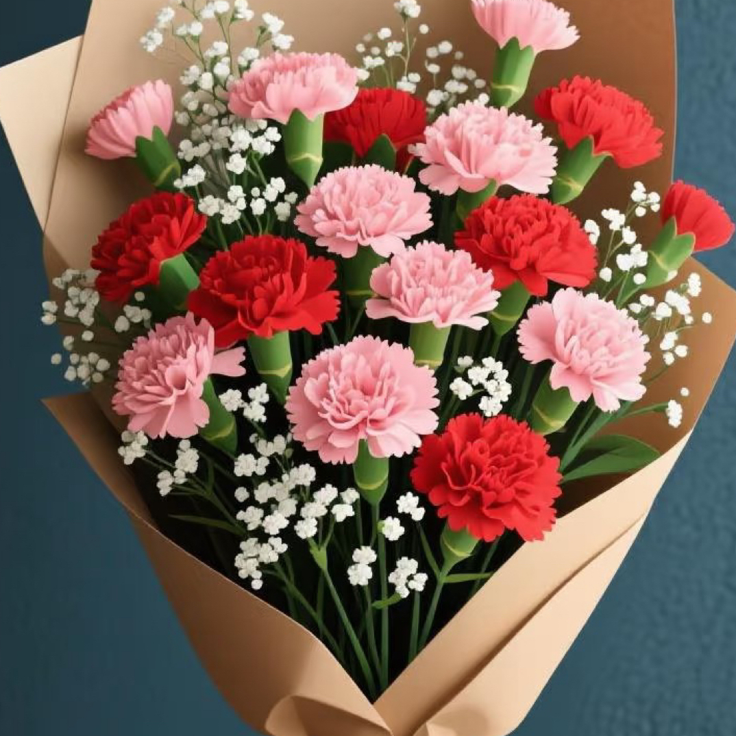 康乃馨鲜花送长辈妈妈老师
