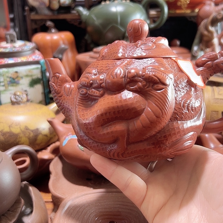 紫砂茶壶紫砂壶收藏起来了！