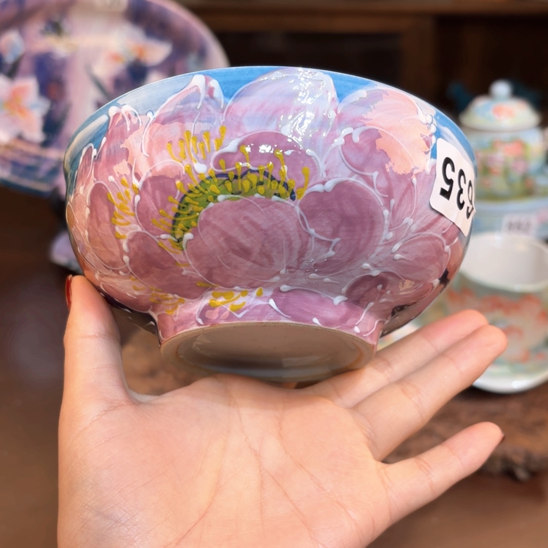 景德镇手绘高温釉下彩陶瓷茶具