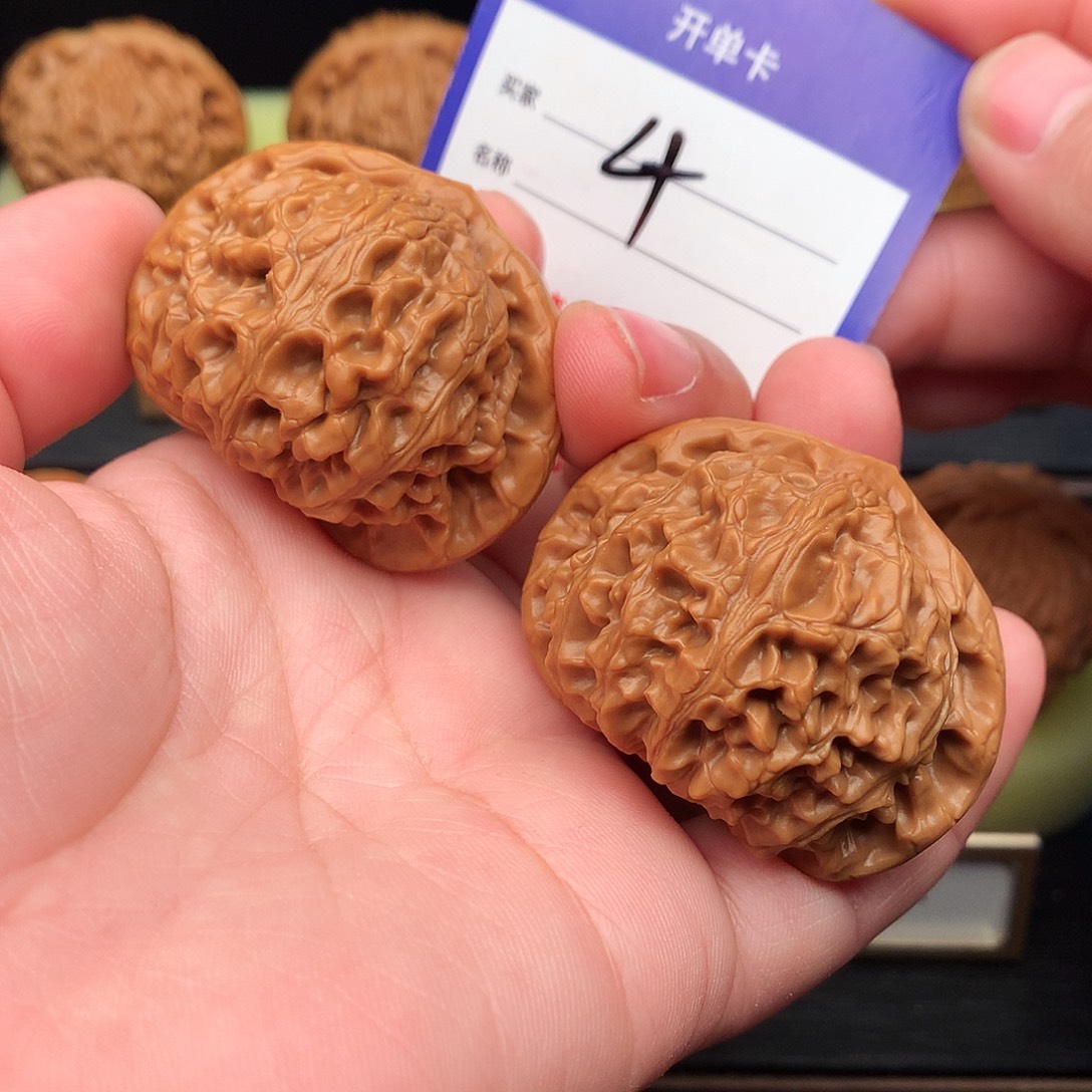 吊坠文玩核桃4号宫灯44