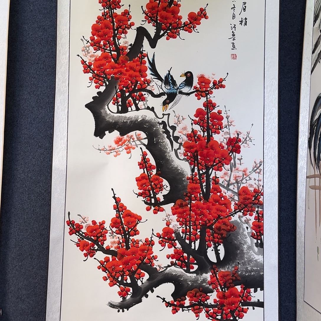 纯手绘国画作品好看四尺