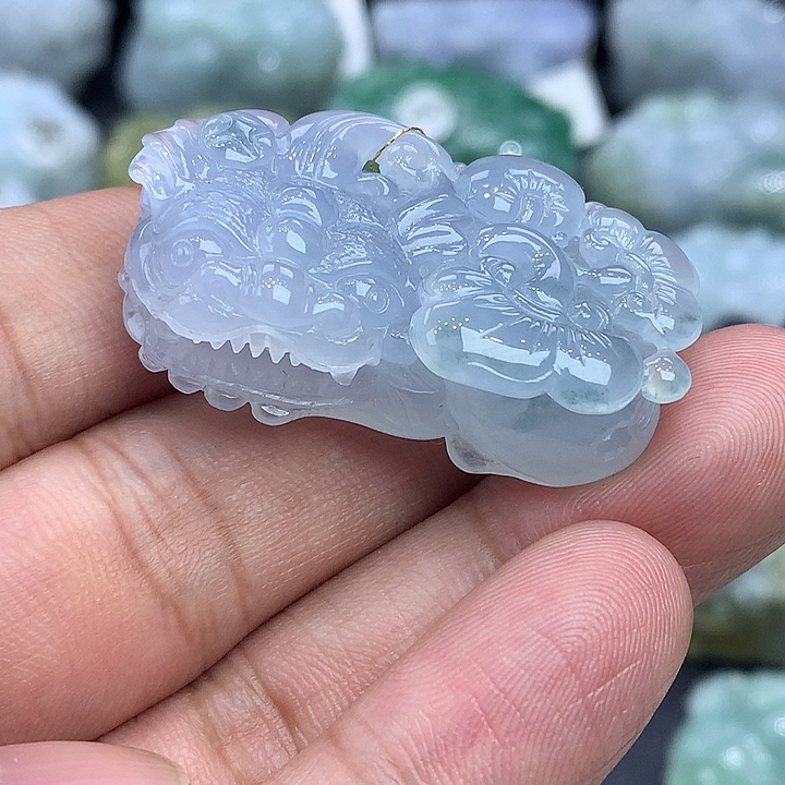 翡翠未镶嵌颈饰天然缅甸翡翠貔貅吊坠