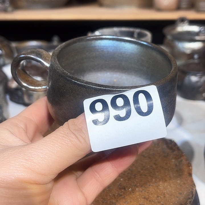 杯高温柴烧陶泥咖啡杯