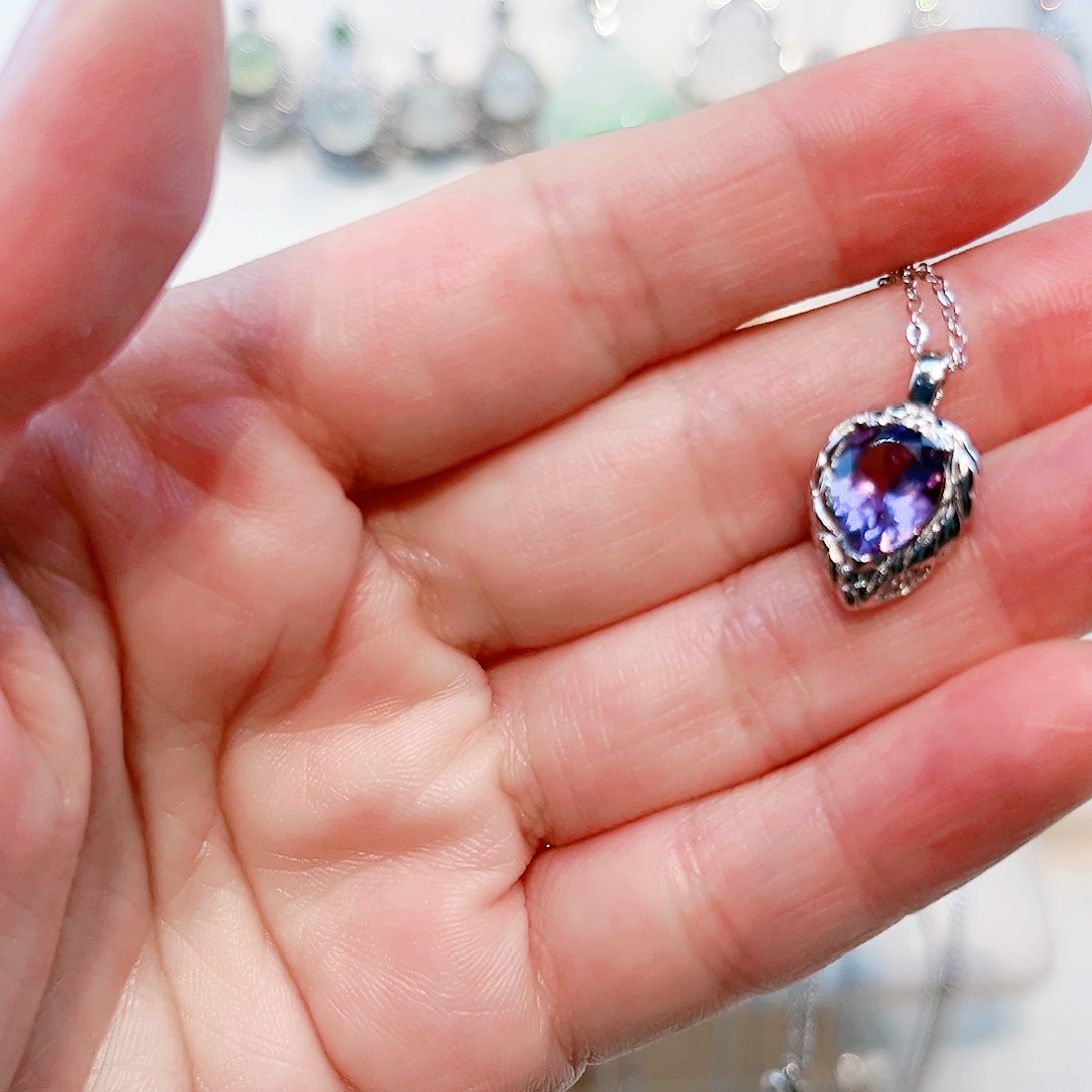 浪***子玛瑙/玉髓银S925镶嵌吊坠(赠链)