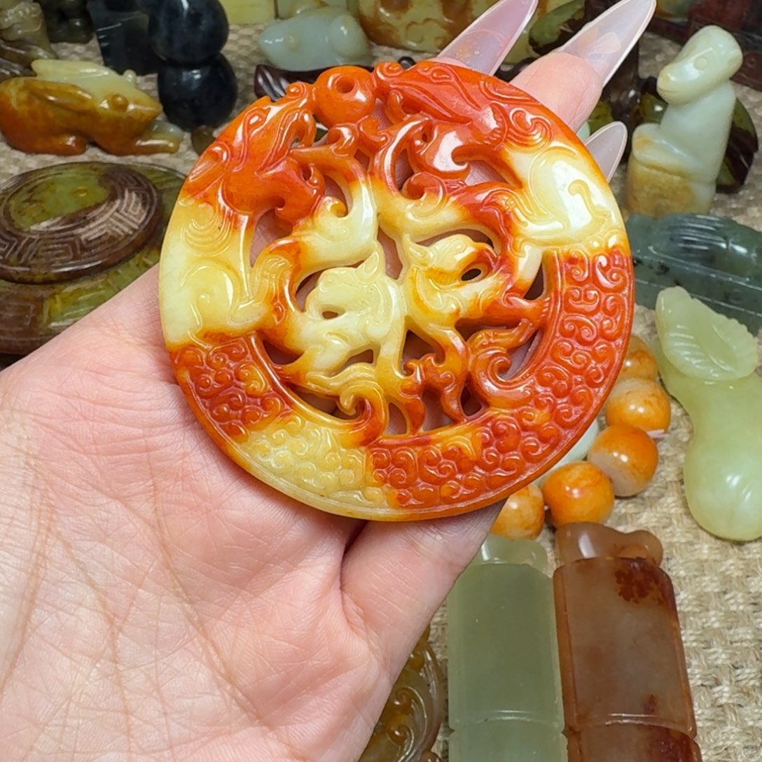 白玉菩提吊坠挂件