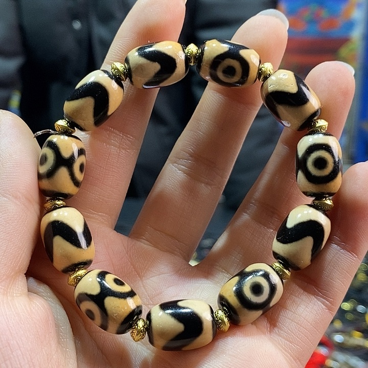 玛瑙/玉髓手串合金98