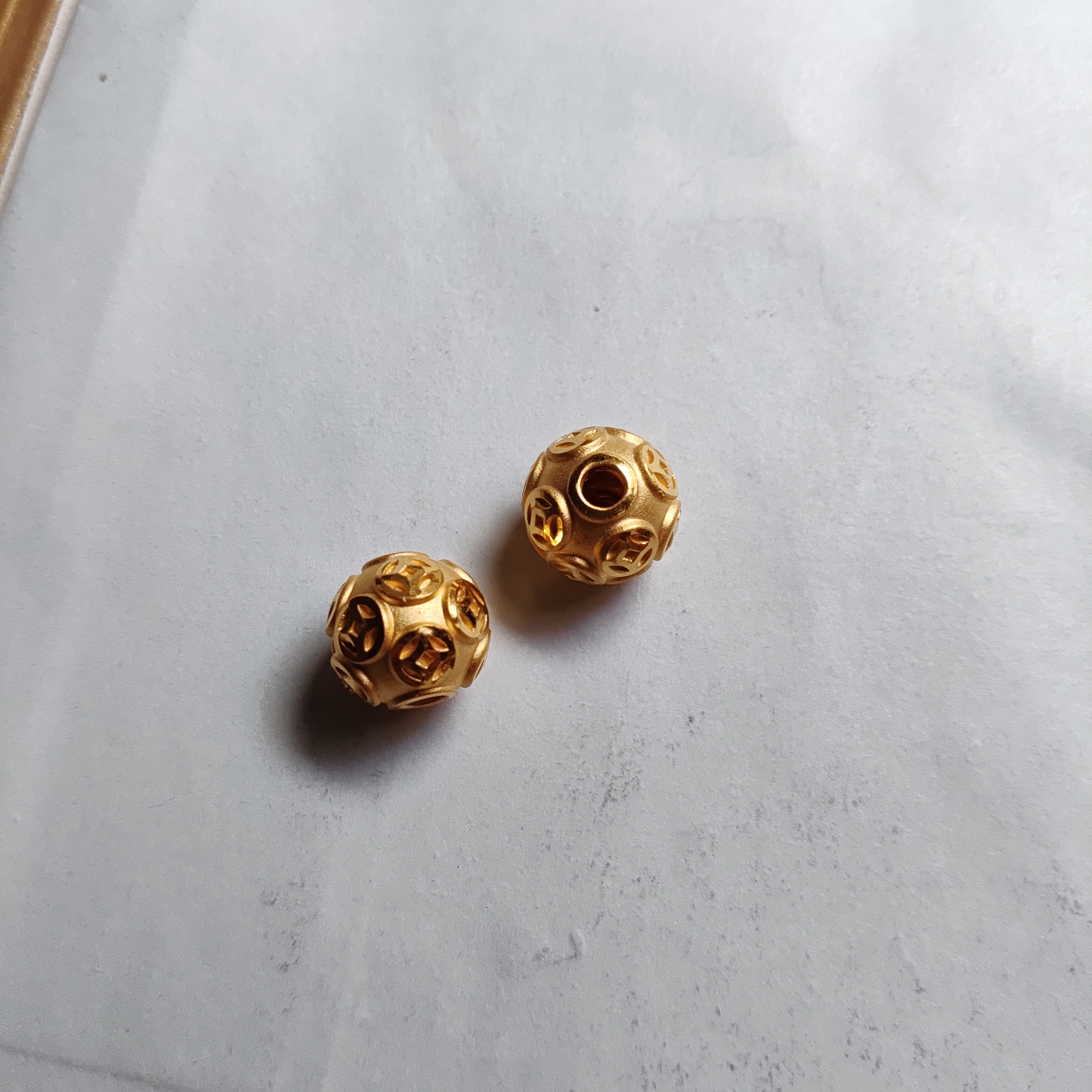 金元宝足金999貔貅珠子首饰