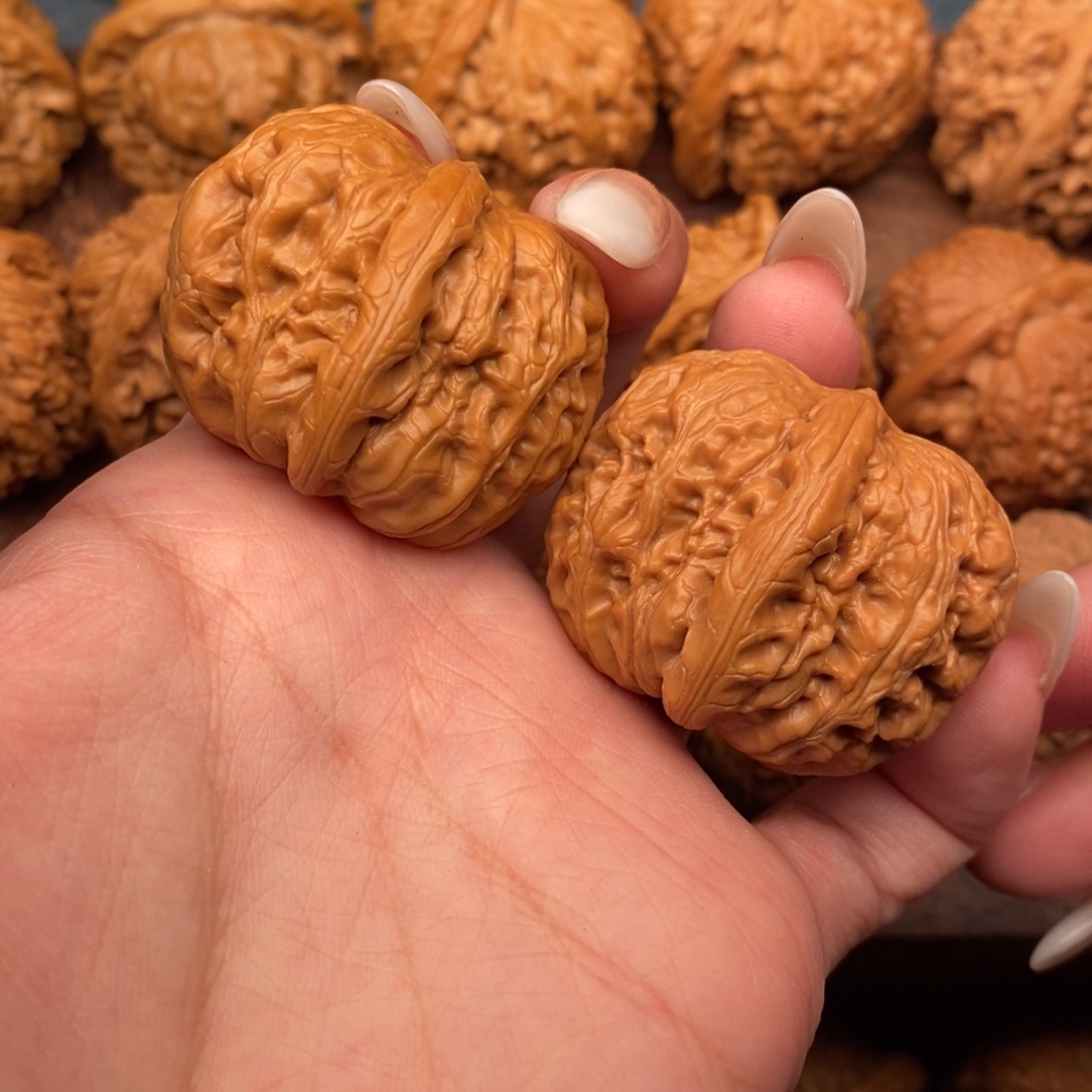 文玩核桃把件平谷元宝39.5