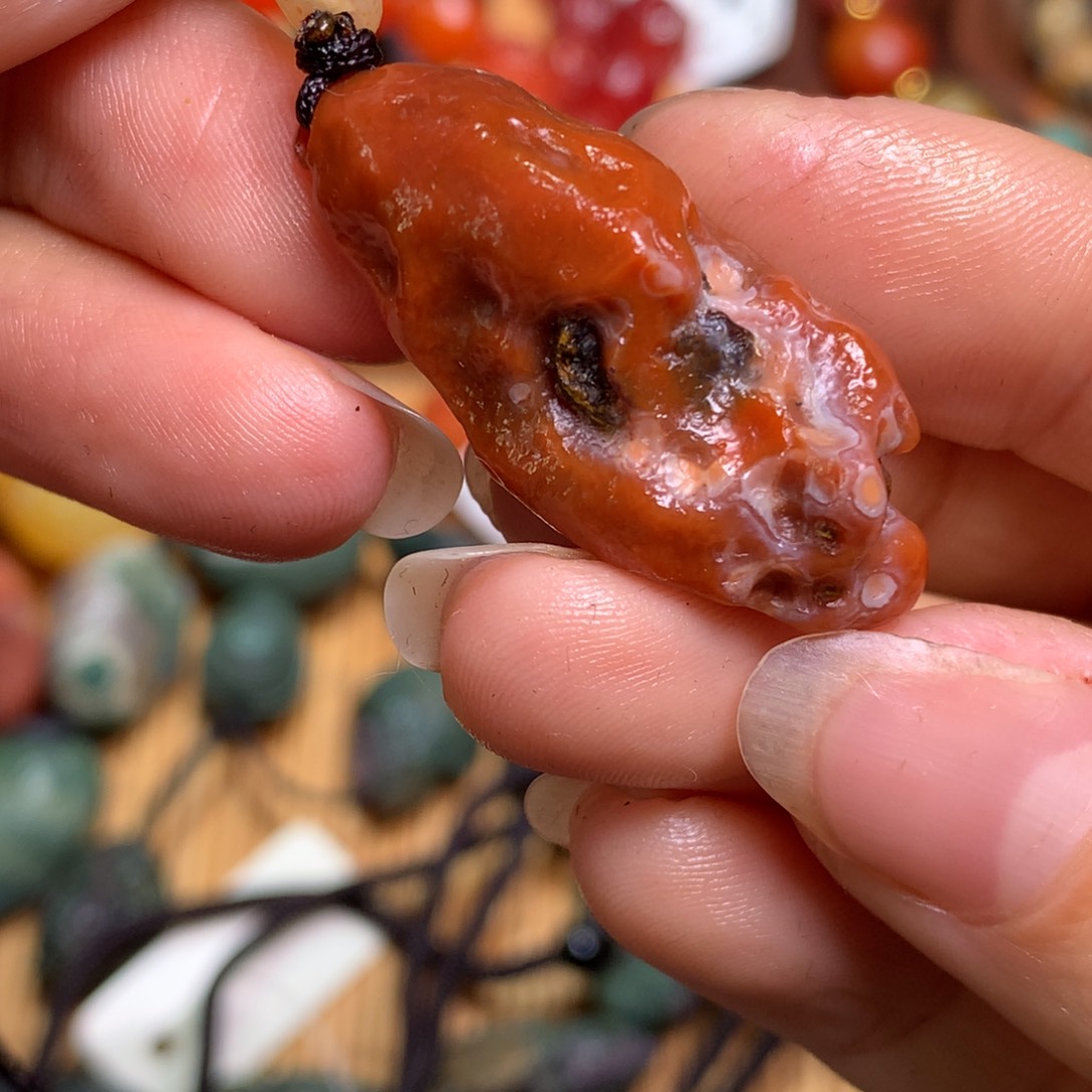 未镶嵌玛瑙/玉髓珠宝半成品